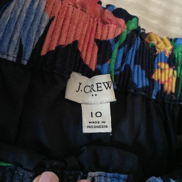 JCREW FACTORY Tropical Pattern Paper Bag Skirt - Picture 2 of 3